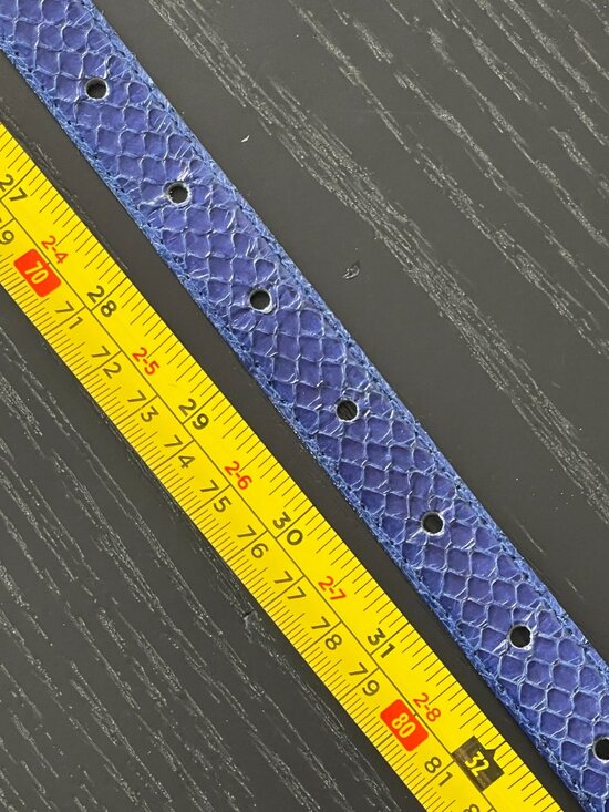 Size M D.A.M.E Genuine Snakeskin Belt Size & Fit * Tag Size: M (Medium)  * Pleas main image 6